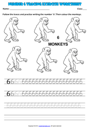 Kindergarten Numbers Printable Worksheets and Exercises
